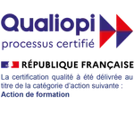 Qualiopi, processus certifié — certification délivrée au titre des actions de formation. Voir le certificat (PDF)